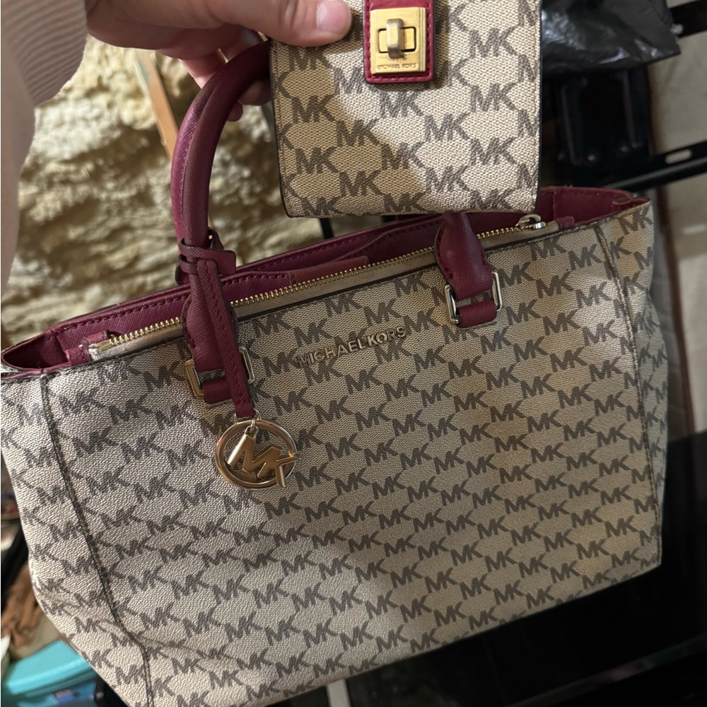 Michael kors bag and wallet